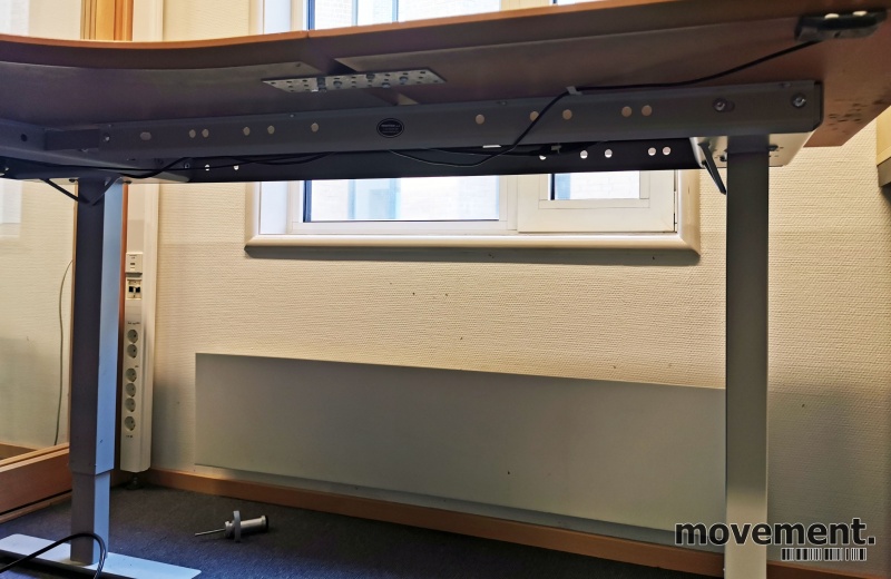 Solgt!Skrivebord i bjerk / grått - 5 / 6