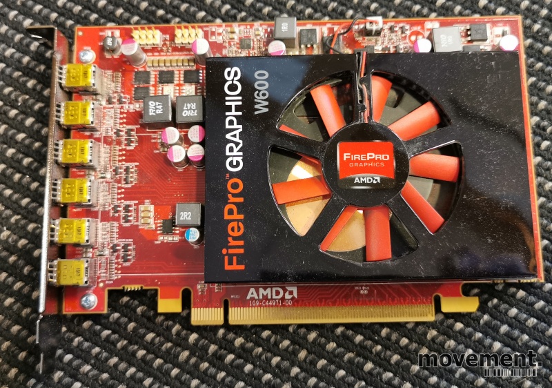 Solgt!Skjermkort: ATI FirePro W600 2GB - 1 / 3