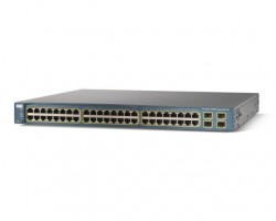 Cisco Switch WS-C3560G-48PS-S. 48port Gigabit POE, pent brukt