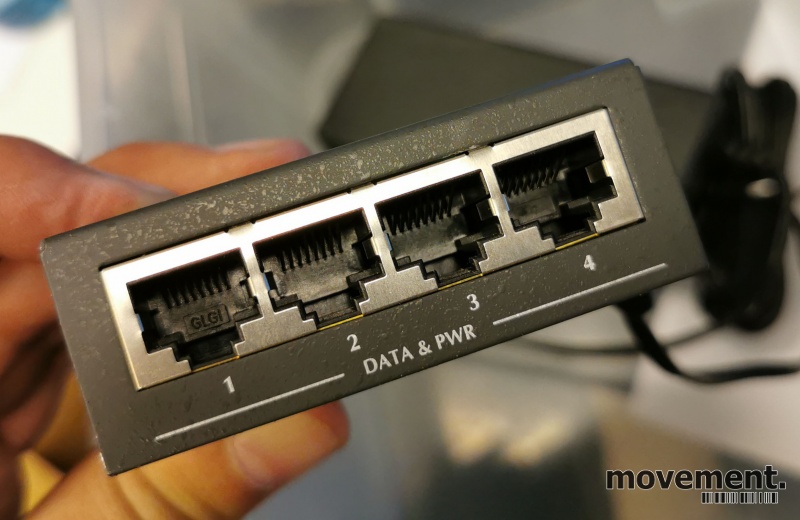 Solgt!Planet POE-400 4ports POE injector, - 4 / 4