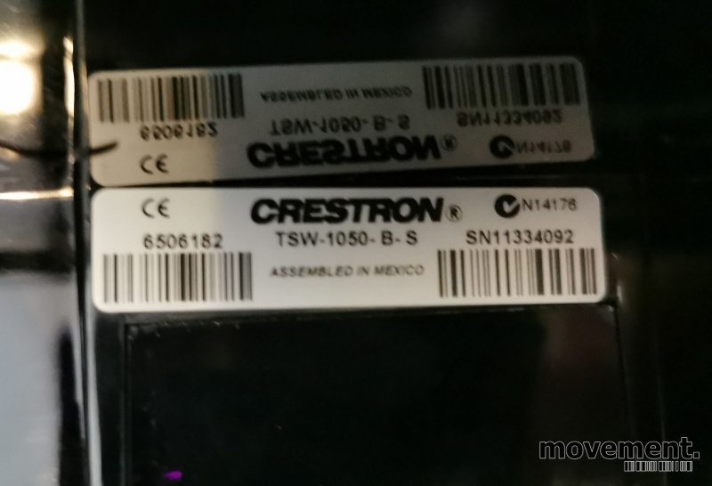 Solgt!Crestron TSW-1050-B-S, kontroller - 5 / 6