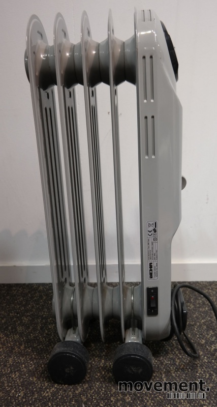 Solgt!Beha oljefylt ovn 1000W, timer, - 3 / 5