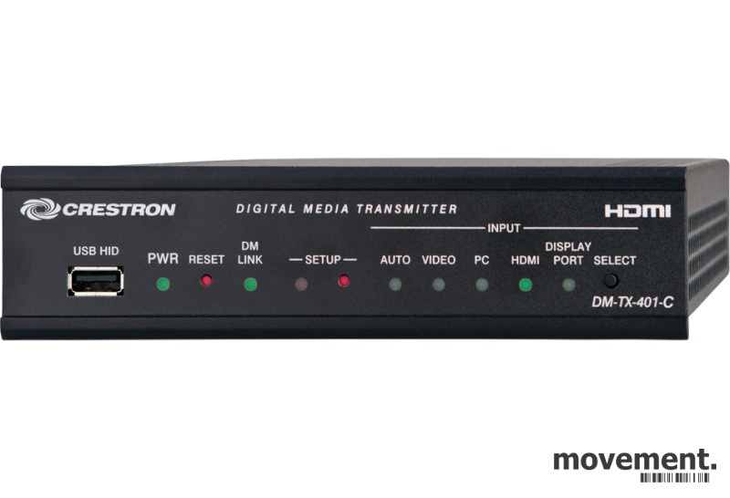 Solgt!AV-utstyr: Crestron DM-TX-401-C - 2 / 4