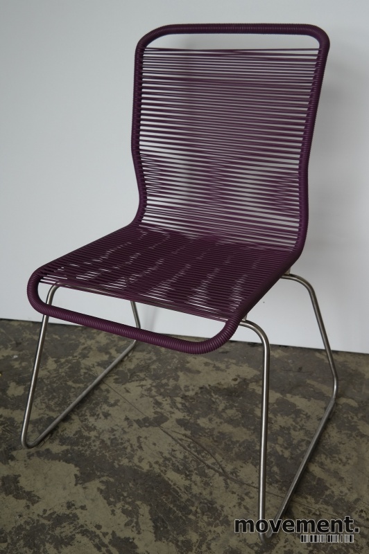 Tivolistol Panton One fra Montana ililla satinert stål Tivolistol Panton One fra Montana i grått, design: Verner