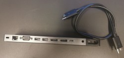 HP Elite/Zbook Thunderbolt 3 Dock for Hewlett-Packard bærbare pcer, pent brukt