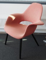Vitra DSR besøksstol i rødt, Design:Charles & Ray Eames 12 stk Vitra DSR besøksstol i rødt, Design: Charles & Ray