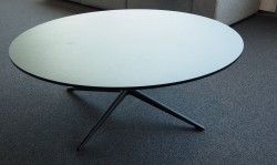 Loungebord / sofabord i sort fra HAY, modell Ray Coffee table, Ø=100cm, høyde 38cm, pent brukt