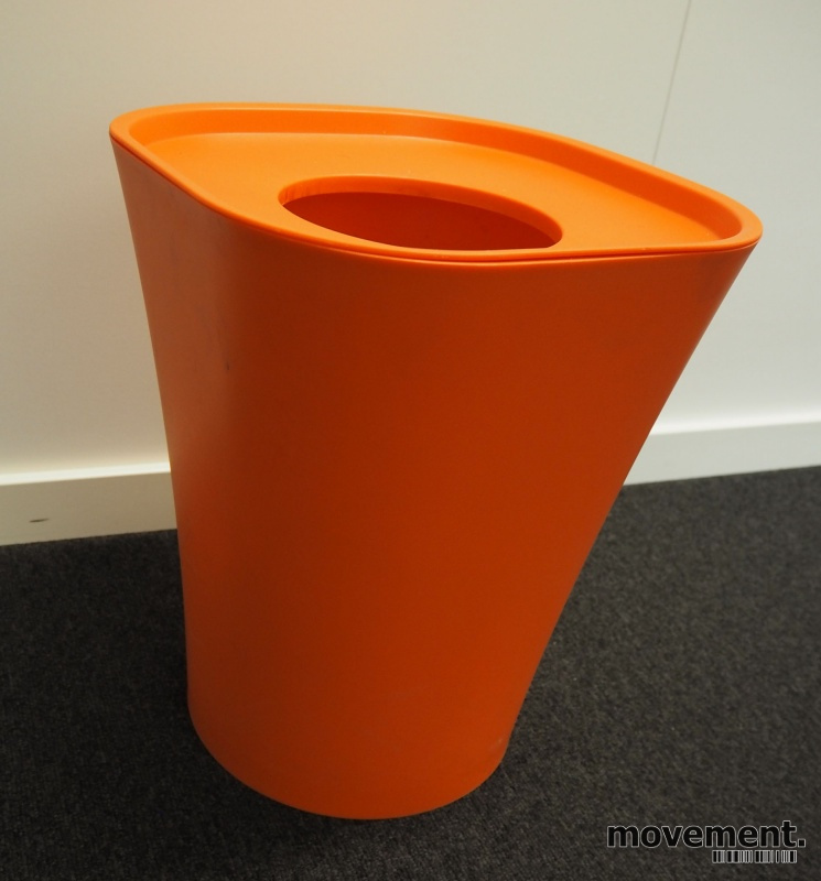 Solgt!Papirkurv / søppelbøtte i orange