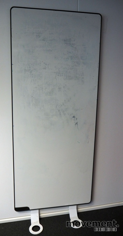 Solgt!Gulvstående whiteboard, 79x198cm,