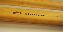 Abilica Cliffhanger ribbevegg i eik, 230cm høyde, 70cm bredde, pent brukt