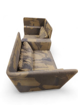 Tosidig loungesofa i camo-mønster fra Offecct, modell Varilounge High, bredde 210cm, pent brukt.