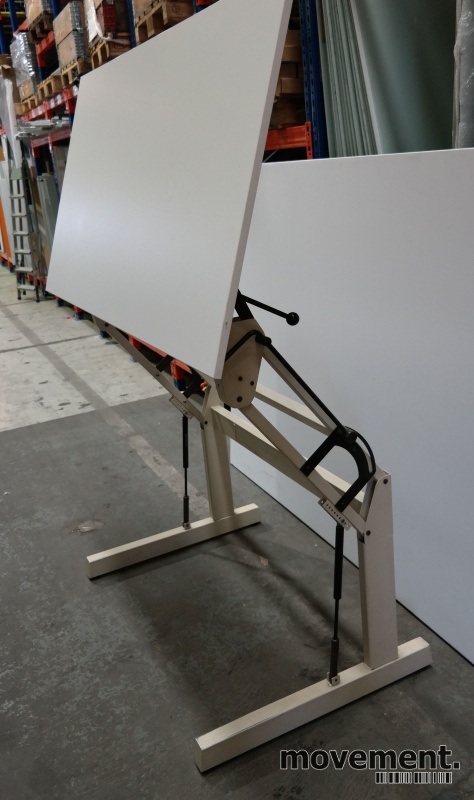 Solgt!Tegnebord i hvitt, 160x80cm, - 1 / 4