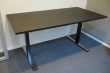 Solgt!Skrivebord i sort, 160x80cm, topp - 1 / 3