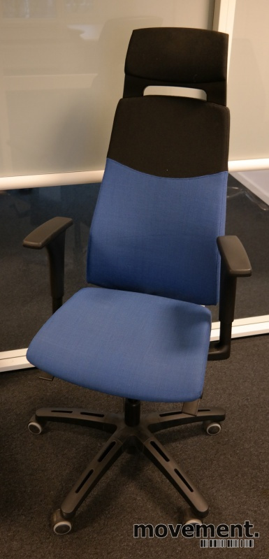 Solgt!IKEA Volmar kontorstol, blått / - 1 / 2