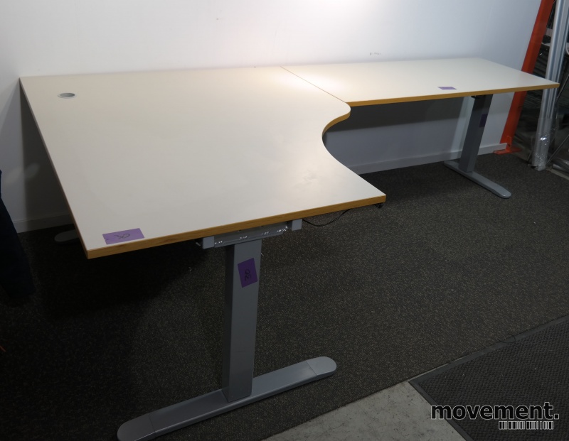 Solgt!Skrivebord hjørneløsning med - 2 / 4