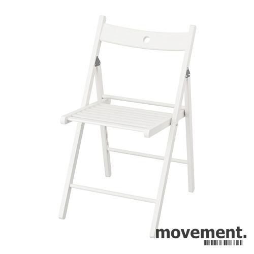 Solgt!Klappstol i hvit fra IKEA, modell - 1 / 5