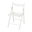 Solgt!Klappstol i hvit fra IKEA, modell - 1 / 5