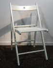 Solgt!Klappstol i hvit fra IKEA, modell - 2 / 5