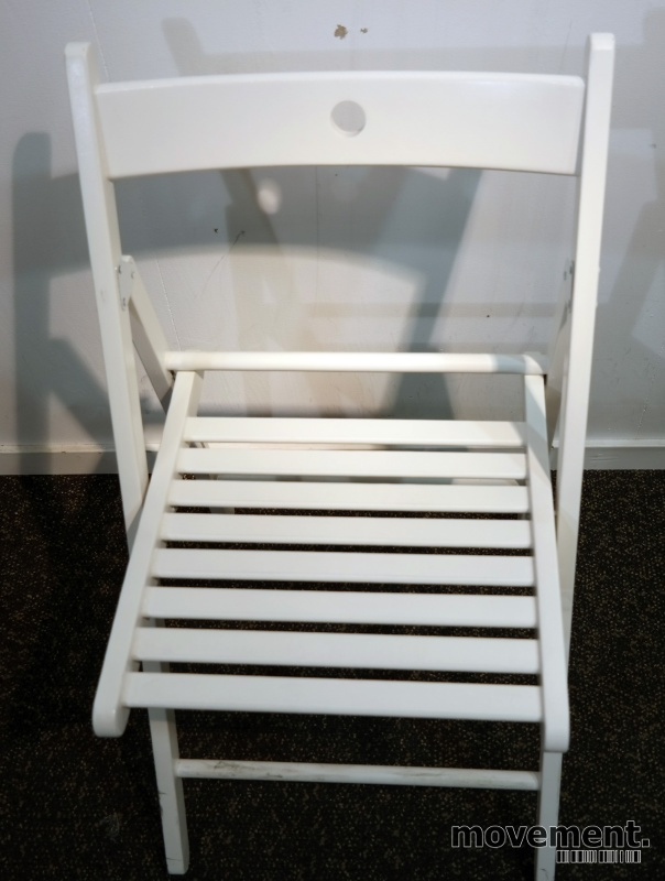 Solgt!Klappstol i hvit fra IKEA, modell - 4 / 5
