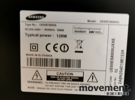 Solgt!Smart-TV fra Samsung, UE65ES8005, - 4 / 4