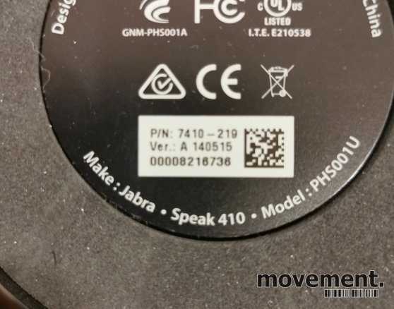 Solgt!Jabra Speak 410 MS Lync, modell - 4 / 4