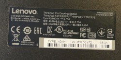 Docking til Lenovo: Thinkpad Pro Docking Station, 40AH, med 6,75A lader, pent brukt