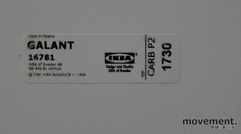 Solgt!Skap i hvitt fra IKEA, modell - 3 / 3
