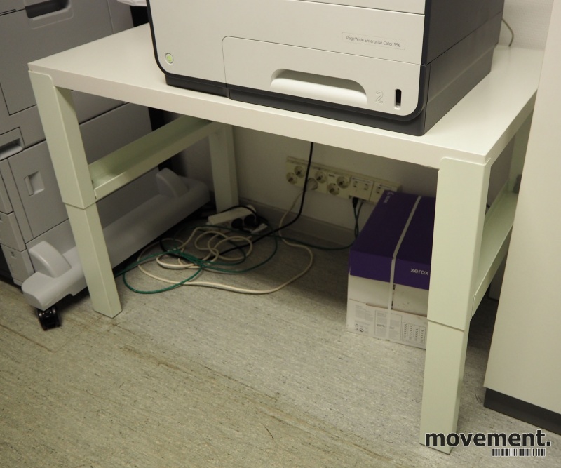 Solgt!IKEA Påhl skrivebord i hvitt, - 2 / 4