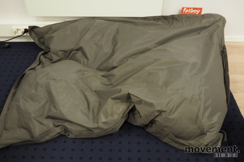 Solgt!Fatboy i mørkt grått stoff,