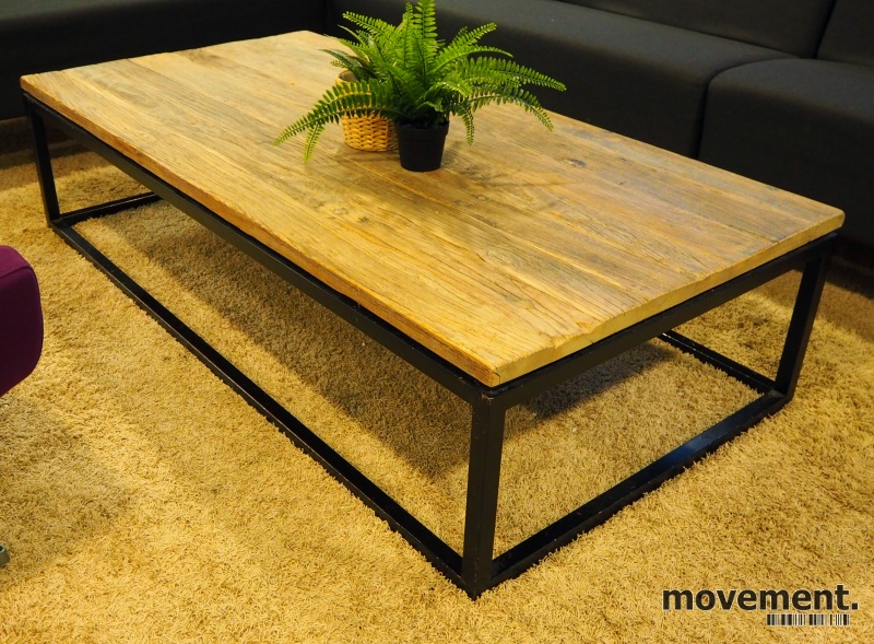 Solgt!Loungebord i drivved / sortlakkert - 1 / 2