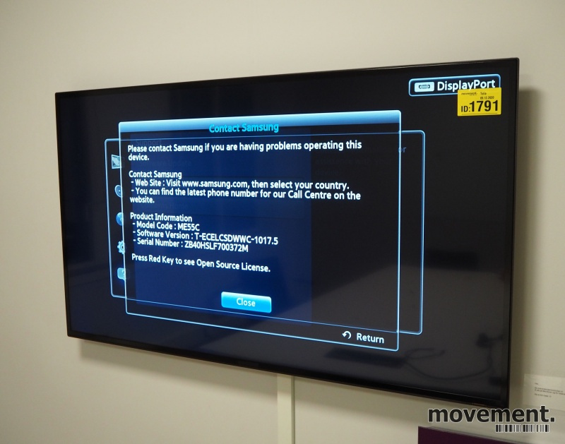 Solgt!Signage-skjerm: Samsung ME55C, - 2 / 3