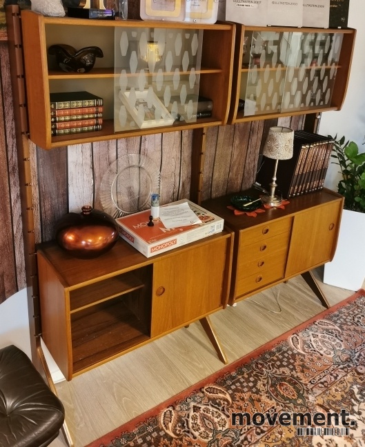 Solgt!Dobbel Ergo-seksjon i teak, - 1 / 2