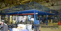 Lager-messanin, 288kvm / 18x16 meter, 2,6m høyde, 300kg/m2, pent brukt 2011-modell, Fornebu