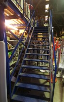 Lager-messanin, 66kvm / 11x6 meter, 2,6m høyde, 300kg/m2, pent brukt 2011-modell, Fornebu