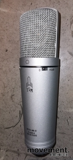 Solgt!Mikrofon: TSM MT87s MK II XLR ut, - 2 / 3
