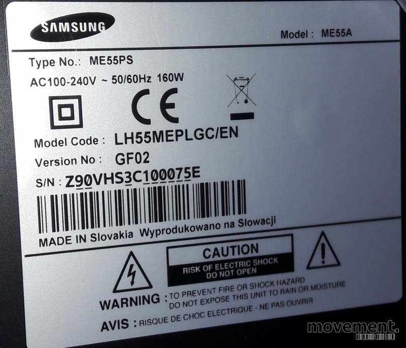 Solgt!Samsung ME55PS/ME55A, 55toms Public - 2 / 2