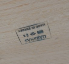 Kafebord / konferansebord i kirsebær / sort fra Gärsnäs, 120x80cm, høyde 73cm, brukt