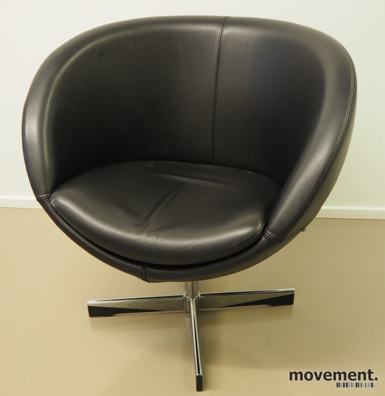 Solgt!ForaForm Planet Loungestol i sort - 1 / 3