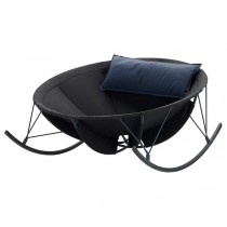 IKEA PS 2017 gyngestol i sort, bredde 127cm, pent brukt
