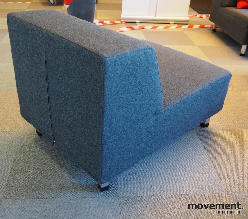 Solgt!1-seter sofa / loungestol i mørkt - 2 / 3