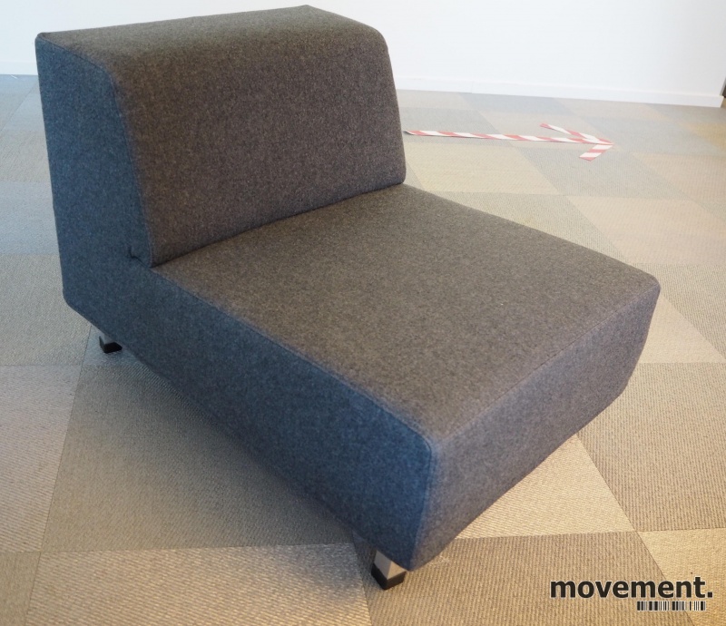 Solgt!1-seter sofa / loungestol i mørkt - 1 / 3