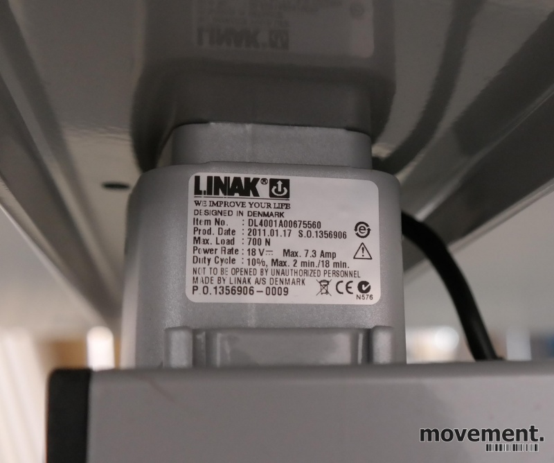 Solgt!Skrivebord med elektrisk hevsenk i - 4 / 4