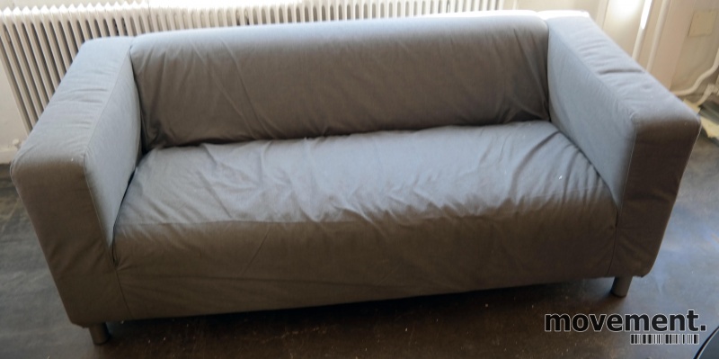 Solgt!IKEA Klippan 2-seter sofa med - 1 / 2