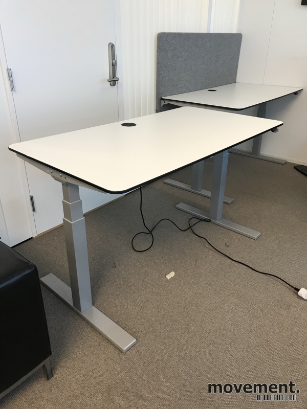 Solgt!Skrivebord med elektrisk hevsenk, - 2 / 3