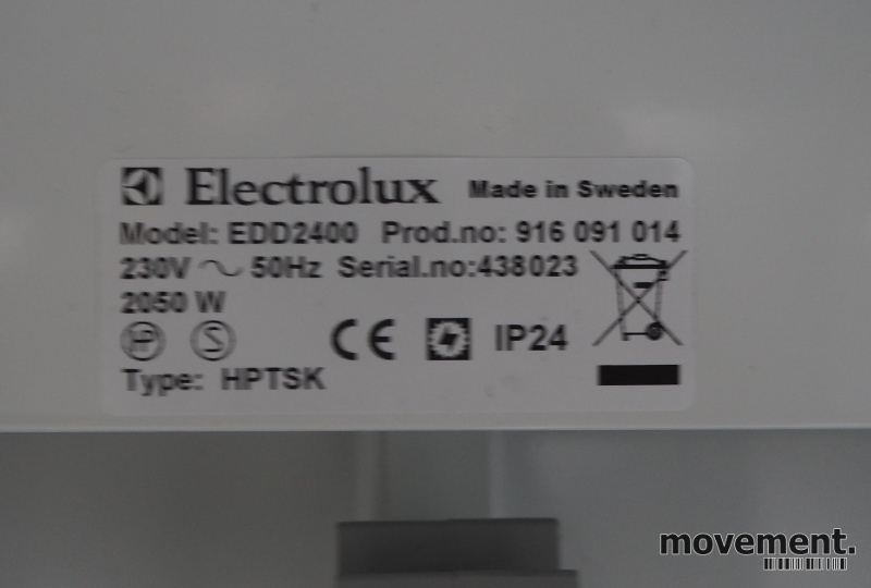Solgt!Electrolux Tørkeskap EDD2400, 185cm - 2 / 3