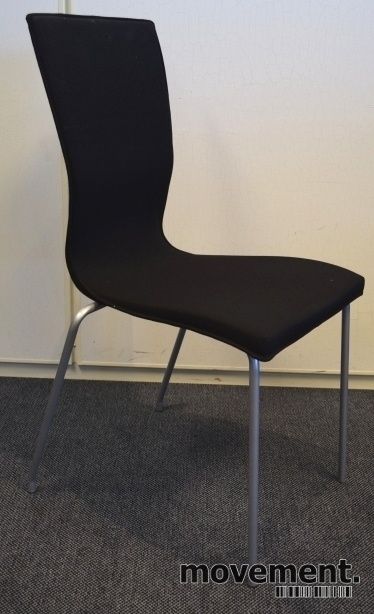 Solgt!Konferansestol fra EFG i sort stoff - 1 / 2