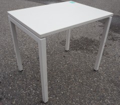 Skrivebord i hvitt, 80x60cm, pent brukt