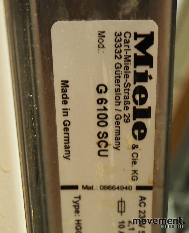 Solgt!Miele G6100SCU oppvaskmaskin i - 3 / 3