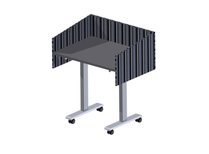 Hjulsett til elektrisk hevsenk