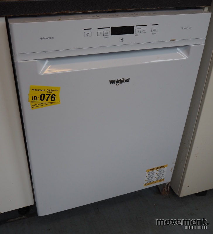 Solgt!Whirlpool WUO 3033 DL oppvaskmaskin - 1 / 2